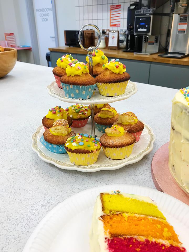 TeamHaystack's tweet photo. Raising money for #childreninneed2018 today with these delicious looking cakes. Thanks to everyone who baked, they look incredible and #teamhaystack can't wait to get stuck in and donate some money for a great cause π https://t.co/jbTe8KjzJN