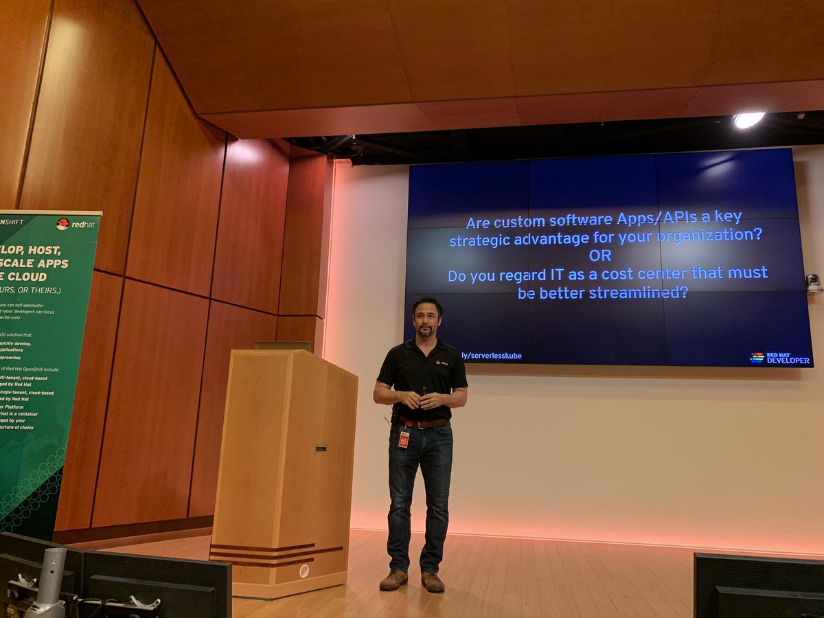 _el_jefe's tweet photo. RT @Mans_M: #HybridCloud @burrsutter is giving an awesome talk at @ingnl_werkenbij together with @RedHat https://t.co/eCJdUguVko

Yep, cool stuff!