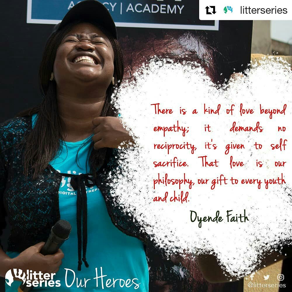 rabitacademy's tweet photo. It's our hero time. This is Faith AKA Tomi, she is an amazing member of our family and our heroine ❤❤❤ #entrepreneurship #empowerment #education #SDG #digitalskills #instadaily https://t.co/xE86Q3Hm25