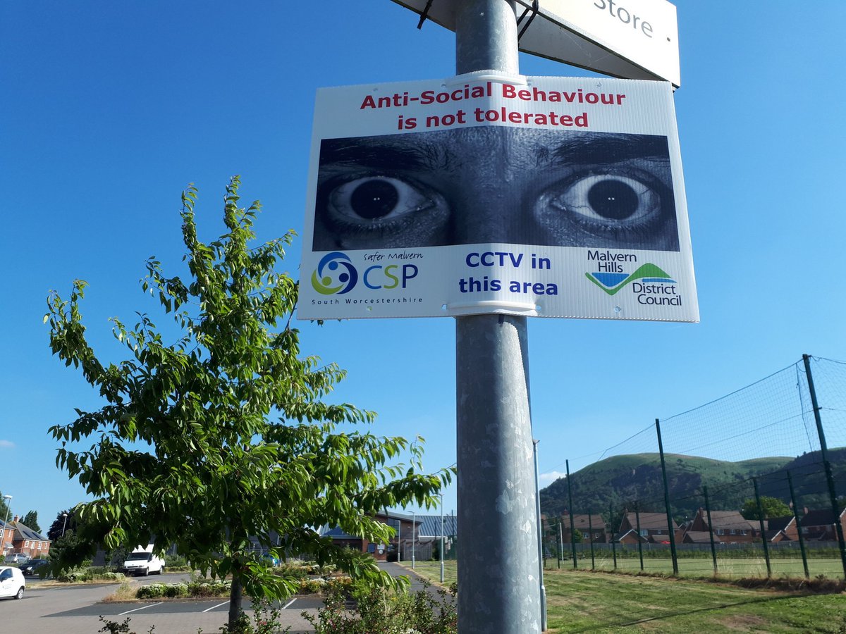 Here we are responding to recent reports of Anti Social Behaviour with the installation of #CCTV #SaferMalvernhills #OurDay