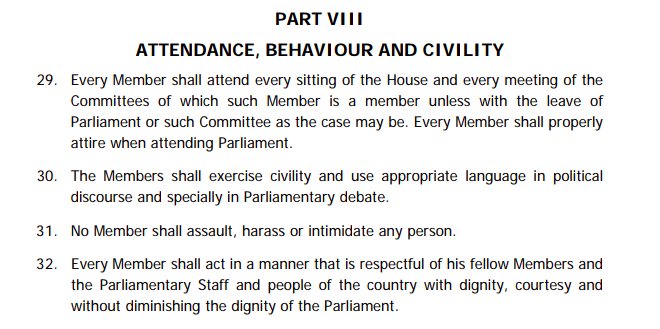 groundviews's tweet photo. Code of Conduct for Members of @ParliamentLK sets out rules for behaviour, as well as a process of inquiry and sanctions for breaches. Will action be taken against the disgraceful behaviour seen in the House this week? #lka #CoupLK #politicalcrisislk
https://t.co/9sQUskG38A https://t.co/BzT7sv59OT