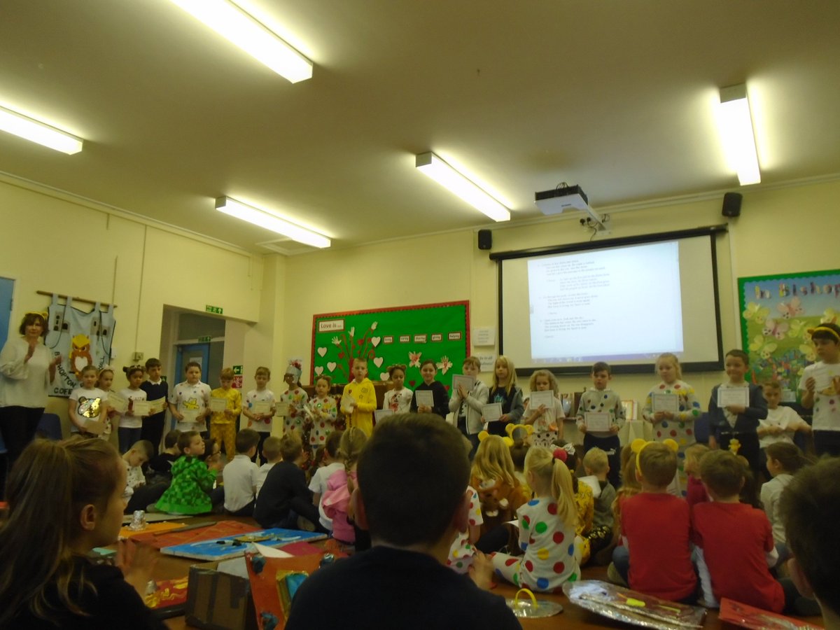HCEP_BRCEP's tweet photo. Great morning at Bishopton today - Children in Need and celebrating our new approach to homework! So many certificates were given out. Well done to everyone! https://t.co/KUeTQ6Mfwl