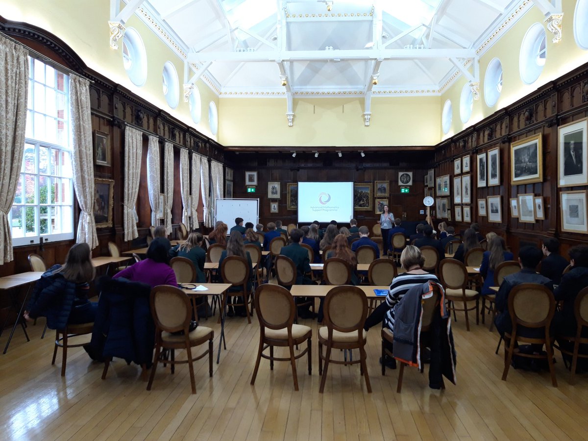 NatalieV_MEI's tweet photo. Brilliant morning watching the awesome Cath & Laurence introduce 83 pupils from 6 schools to world of investments and ciphers #takingmathsfurther @Advanced_Maths @cmooremaths https://t.co/JiomaJzblo