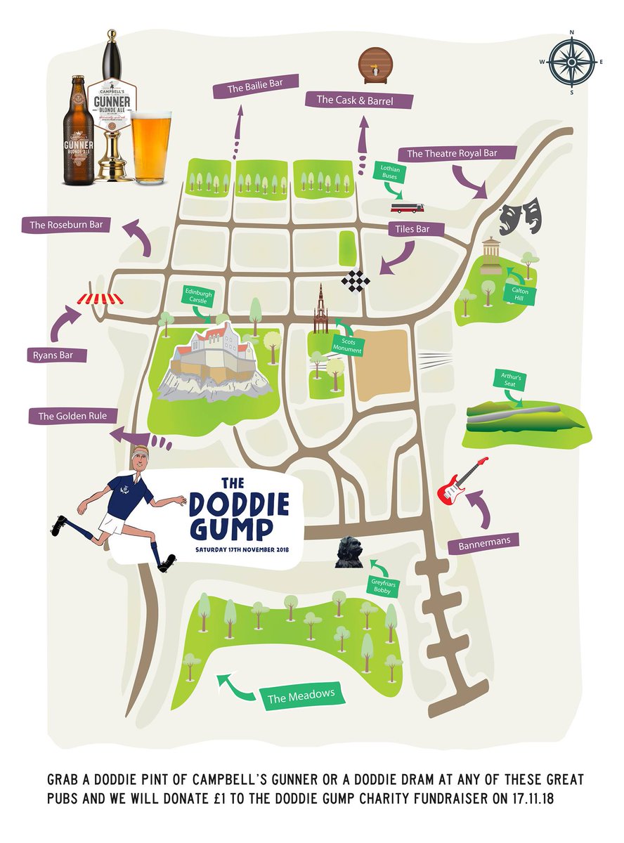 We're teaming up with @DoddieGump for a great cause this weekend. Grab a Doddie Pint or a Doddie Dram at the bar and we'll donate £1 from every drink sold to the charity. Find out more: doddiegump.com