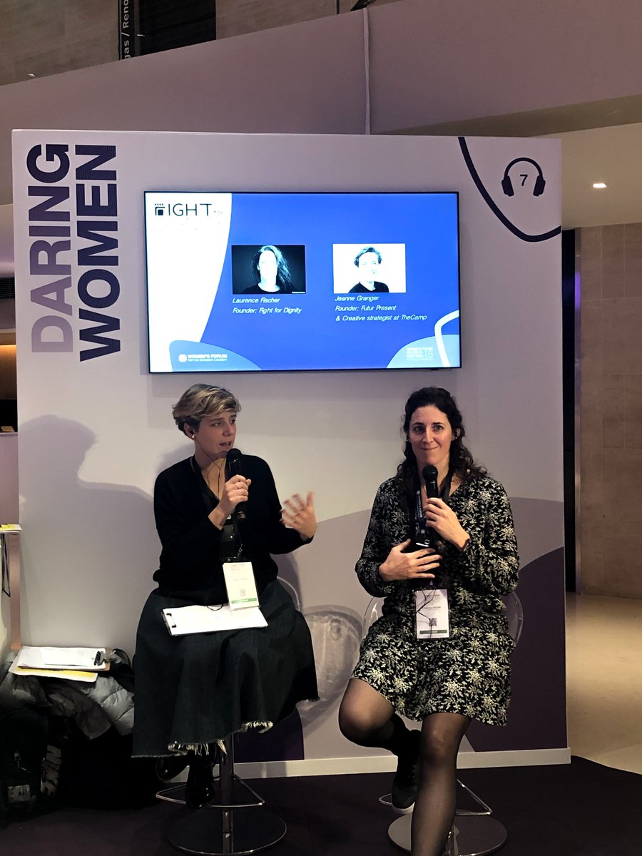 Womens_Forum's tweet photo. Happenning now a conversation about "Women daring through heart, body and mind" between @LauFischer7 and @JeanneGranger at the Daring Women hub #WFGM18 https://t.co/0mZBtXMSxE
