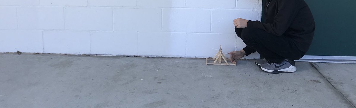 Day 67/180: Testing catapults in Alg 2. Always a favorite.