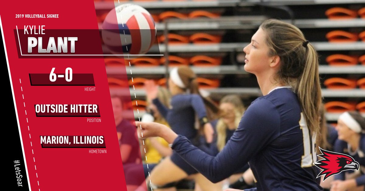SEMOvb's tweet photo. Welcome to the Redhawks Family, @PlantKylie!! Plant is an outside hitter from Marion, Illinois!! #LetsSoar https://t.co/18XrrxzXjq