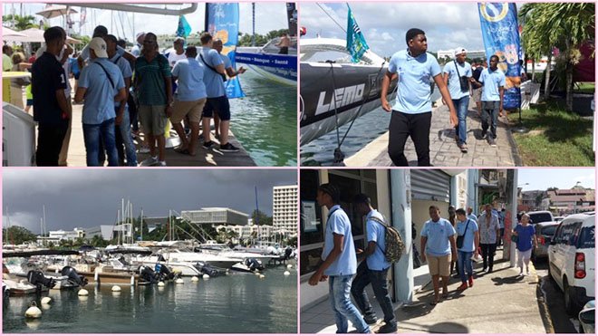 #Martinique Onze lycéens de #Trinité sont en immersion en #Guadeloupe pendant la #RouteduRhum2018 #RDR2018https://la1ere.francetvinfo.fr/martinique/onze-lyceens-trinite-sont-immersion-guadeloupe-route-du-rhum-650872.html