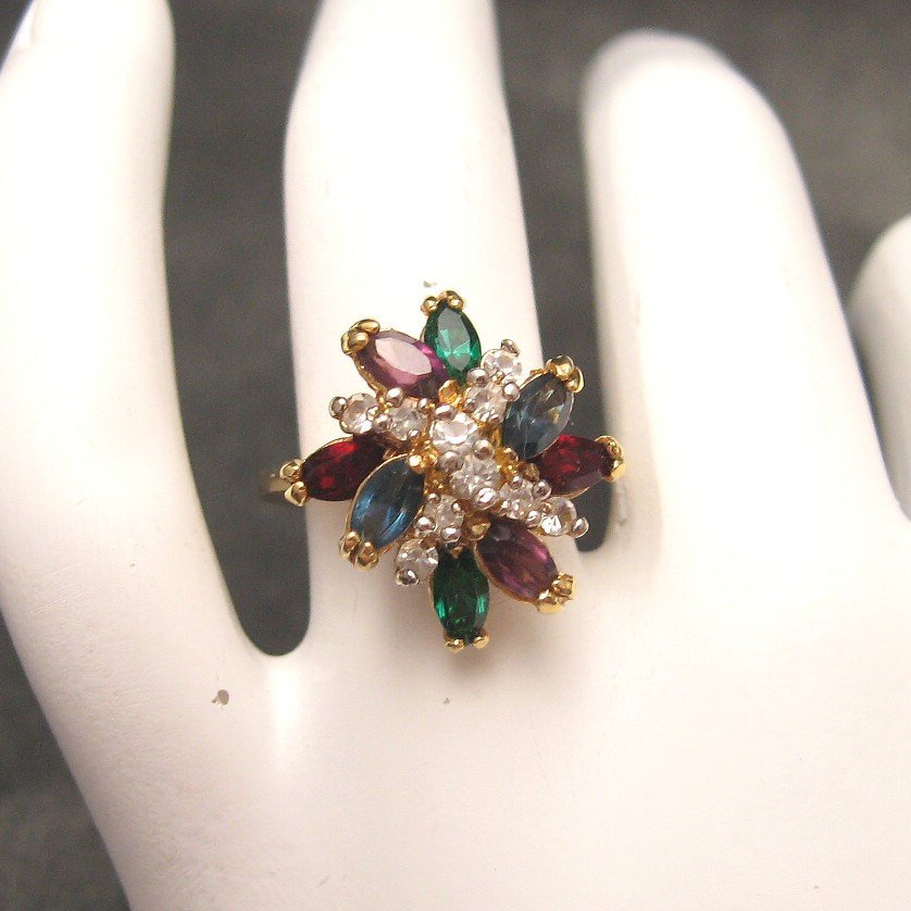 PDaisyJewelry's tweet image. Vintage Cocktail Ring Red Blue Green Costume Jewelry  etsy.me/2sUgrSK #vintagejewelry #antique jewelry #ColorfulRing