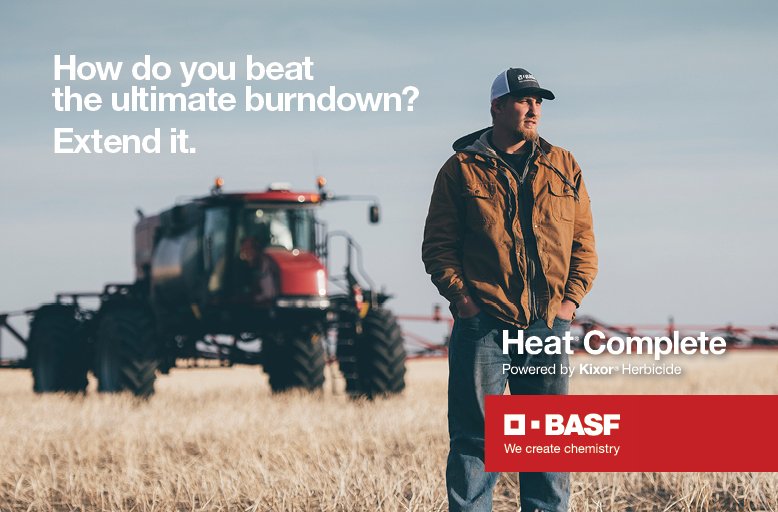BASFAgSolutions's tweet photo. The best just got better. New #HeatComplete delivers an additional mode of action and extended residual. For complete management of tough weeds, including cleavers, kochia, volunteer canola, green & yellow foxtail and wild oats. Details at https://t.co/haSeZqHPMJ #WestCdnAg https://t.co/8l8PACAMsu