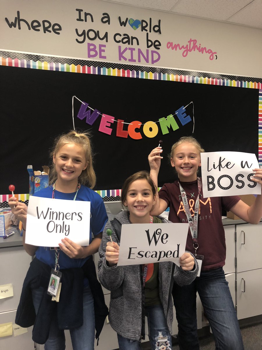 bsammer's tweet photo. Turkey day escape room going on and the competition is fierce!! 🦃 #MISDhappy #MISDProud #misdmpe @MtPeak_Elem https://t.co/saYMDfhC1W