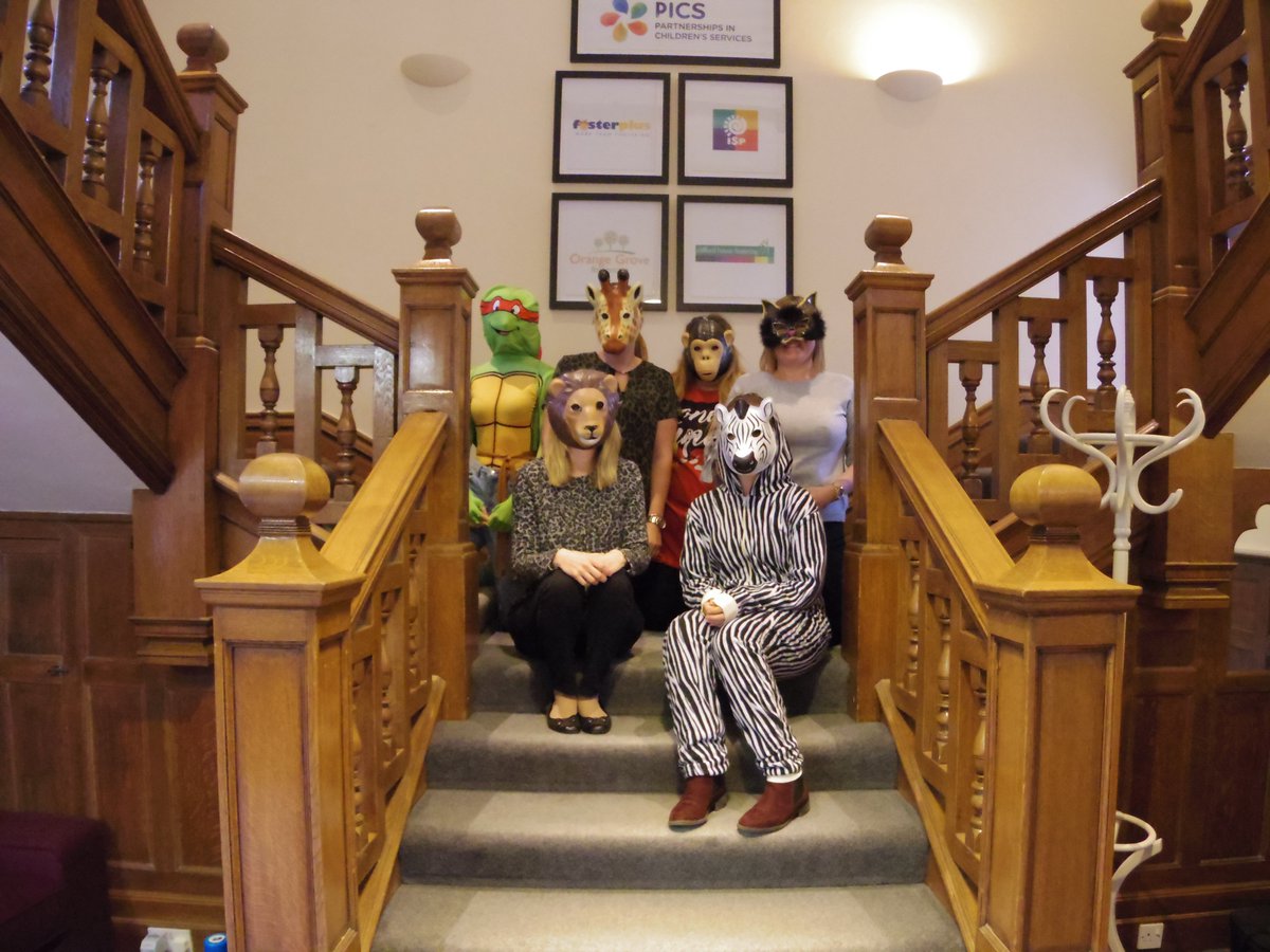 We've had a great day fundraising for Children in Need at the PiCs HQ today. Here's some of the team showing off their best animal fancy dress costumes! <a href="/BBCCiN/">BBC Children in Need</a> #CiN