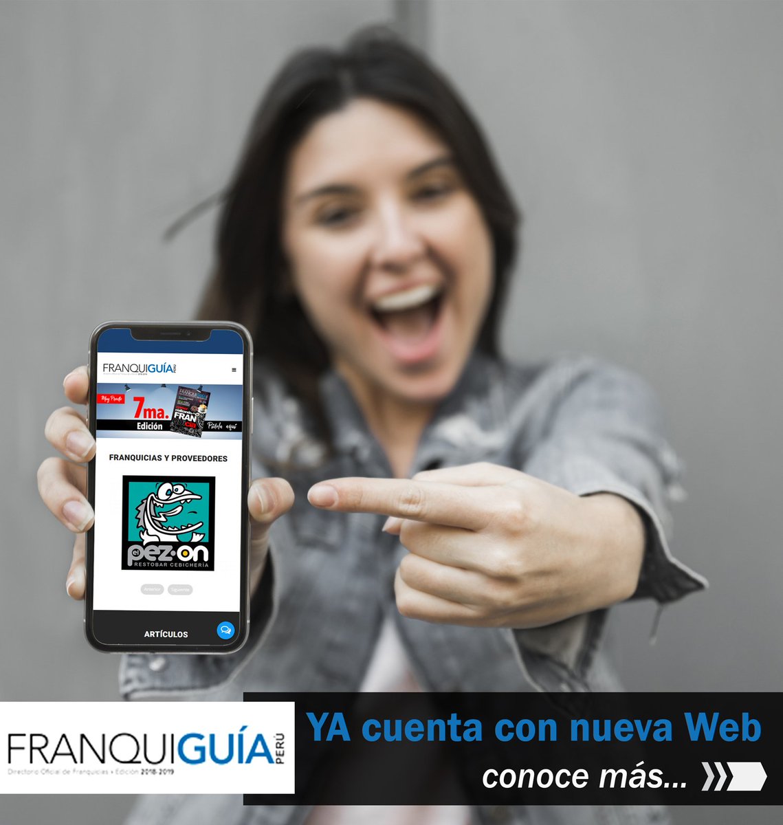 codelabzSAC's tweet photo. Presentamos el nuevo sitio web del directorio Oficial de Franquicias del Perú - Franquiguia Perú. Una Web Administrable y Adaptable a dispositivos móviles. https://t.co/9UrrHbCWw3
