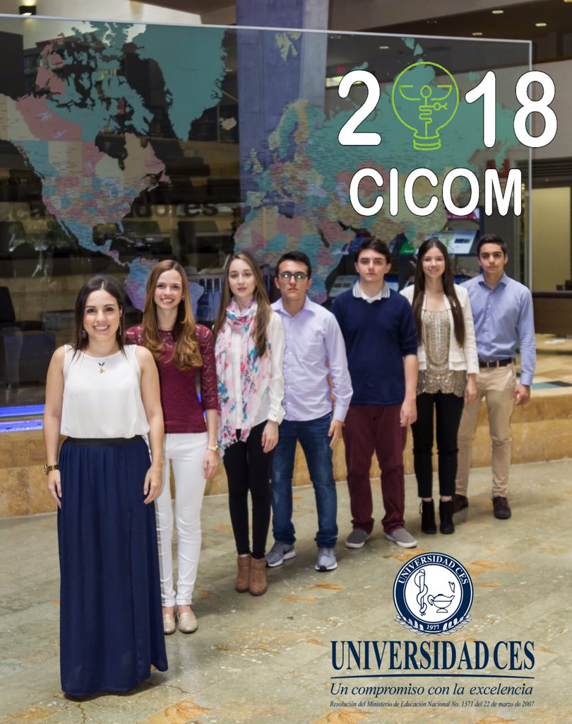 CICoMedicine's tweet photo. Universidad CES Colombia 🇨🇴 semifinalistas #CICoM2018 @UniversidadCES https://t.co/yPJISpvFbo