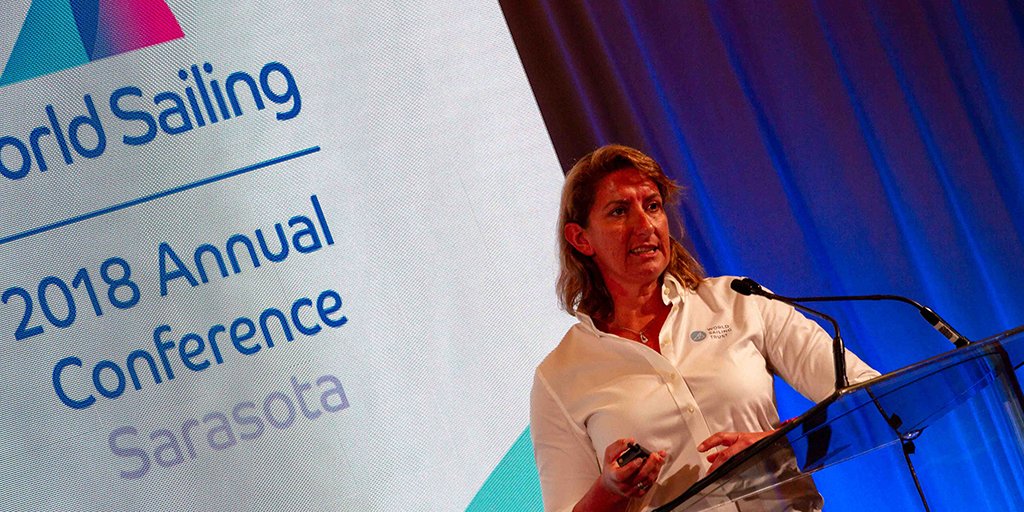 📰 At the #WorldSailingAC18, our chair <a href="/deecaffari/">Dee Caffari MBE</a> addressed delegates and invited the #sailing community to share in the Trust’s commitment to safeguard the oceans and the future of the sport.

➡️ bit.ly/WST-AC18
