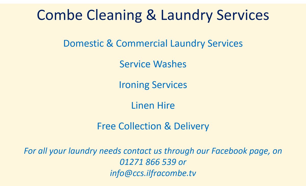 Combe Cleaning & Laundry Services (@ccs70183995) on Twitter photo 