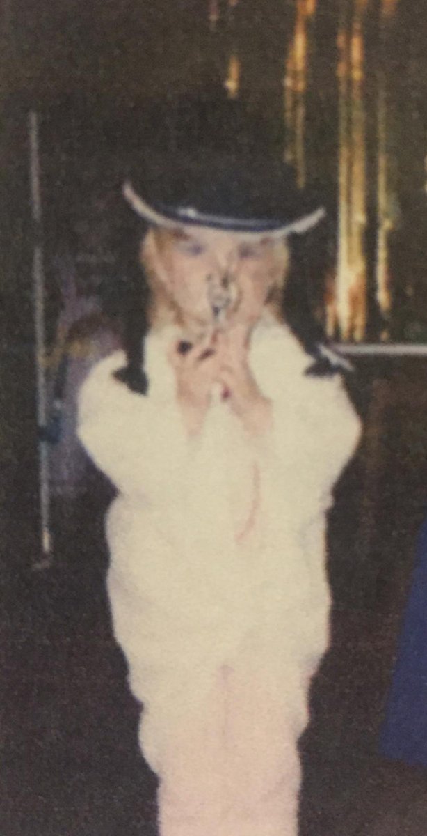 KtBrammers's tweet photo. @BoyGeorge this is me in a 1985 talent comp. 34 years later &amp; can’t wait to see you in the flesh tonight! Have a great show #BirminghamArena #CultureClub #LongTimeFan https://t.co/kNY9BxnIXF