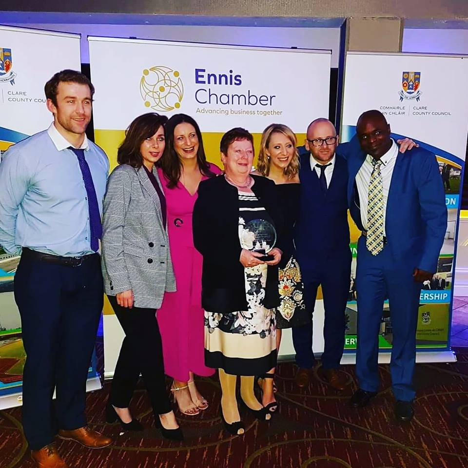 MaddenFurniture's tweet photo. We are thrilled to have won Clares Customer Service Excellence Award @EnnisChamber Business Awards. 
Massive Thank you to all our fantastic Customers
Sponsored by : HLB McKeogh Gallagher Ryan https://t.co/gp2N8y3ptN