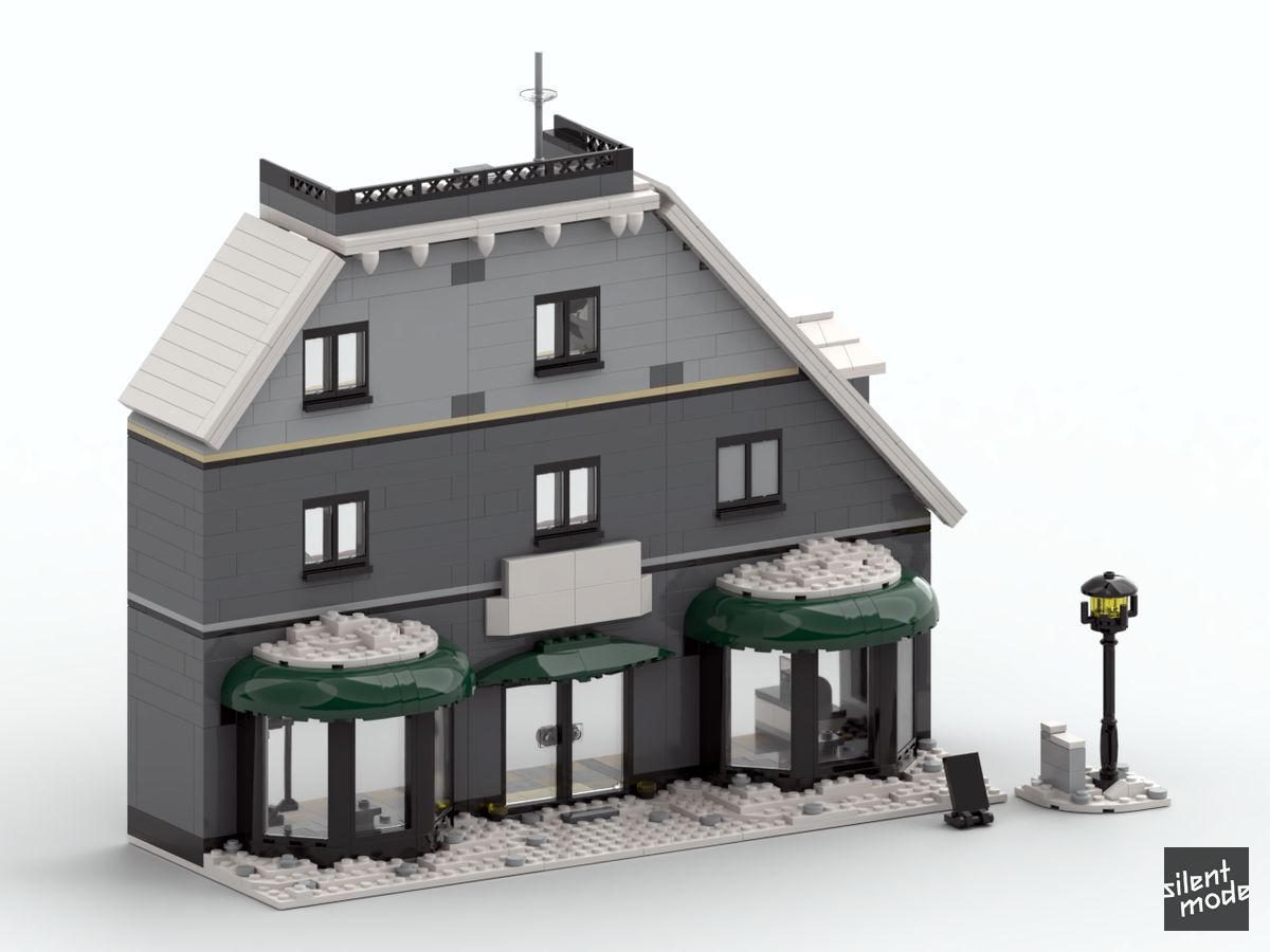 Happy #Friday folks. May I present the Winter Village Clothes Shop, mark 3.
#LEGO #MOC #render #workinprogress