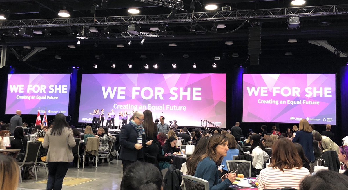 Super excited to be attending #WeForShe with our fabulous #nyitstudents