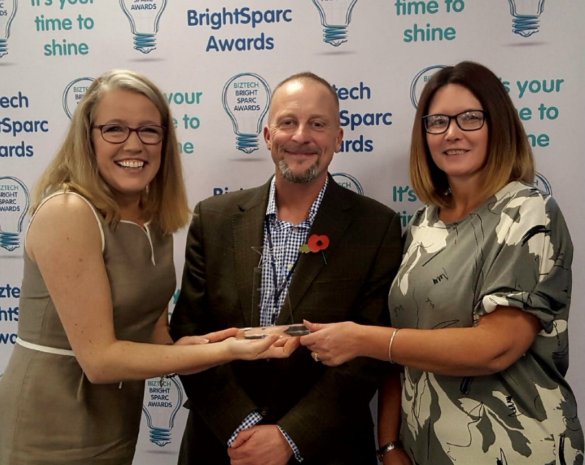 We are delighted to have won the #BrightSparc #CityLabsProject Innovation Award shows how important #LivingWell, at #Home, in #LaterLife  <a href="/LivingWell_UK/">Living Well at Home</a> is and how technology can help make this a reality for us all. #HomeCheck