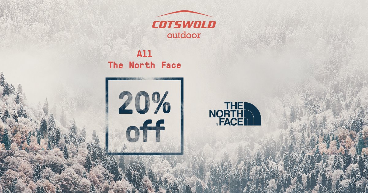 For a limited time only, <a href="/CotswoldOutdoor/">Cotswold Outdoor</a> is giving you the chance to get 20% off all The North Face. Don't miss out. #WinterFashion #USQ