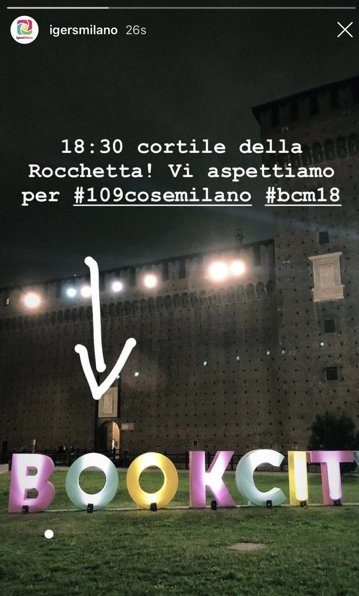 Instagramers Milano (@igersmilano) on Twitter photo Vi aspettiamo per la presentazione dell’ebook #109coseMilano al Castello Sforzesco per <a href="/BOOKCITYMILANO/">BookCity Milano</a> #BCM18 Vi aspettiamo per la presentazione dell’ebook #109coseMilano al Castello Sforzesco per <a href="/BOOKCITYMILANO/">BookCity Milano</a> #BCM18