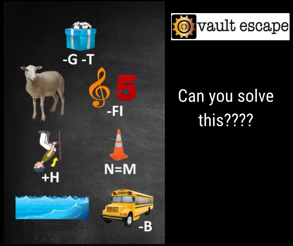 VaultEscape's tweet photo. Another escape room (far away!) posted this. I got: If sheep treble clef ive Hhang come water us.

Can you come up with the correct answer? https://t.co/q1r5y5mPcU
