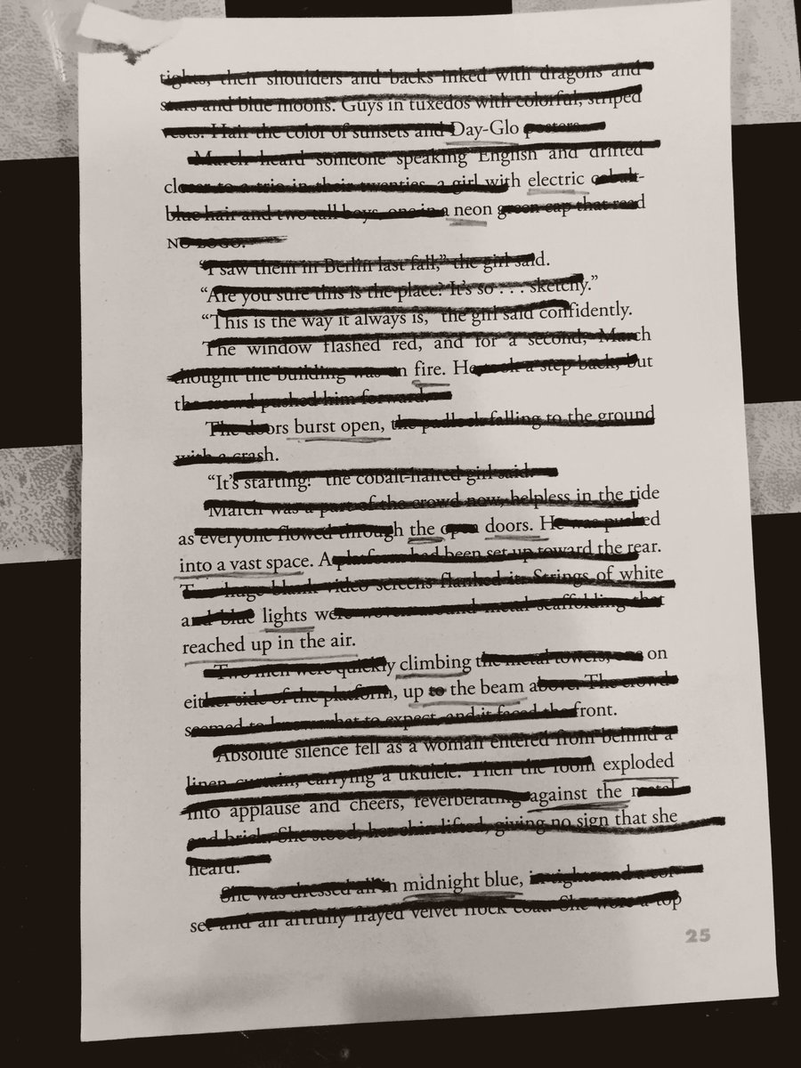 HAHinc's tweet photo. A blackout poem made by an attendant of our monthly workshop. 
Join us next month on December 1st from 1-3pm at Chamblin's Uptown to begin your own exploration into this emerging art form.
#hopeathand #poem #poetry #blackoutpoetry #blackoutpoem #makeblackoutpoetry https://t.co/UWVdxft0Um
