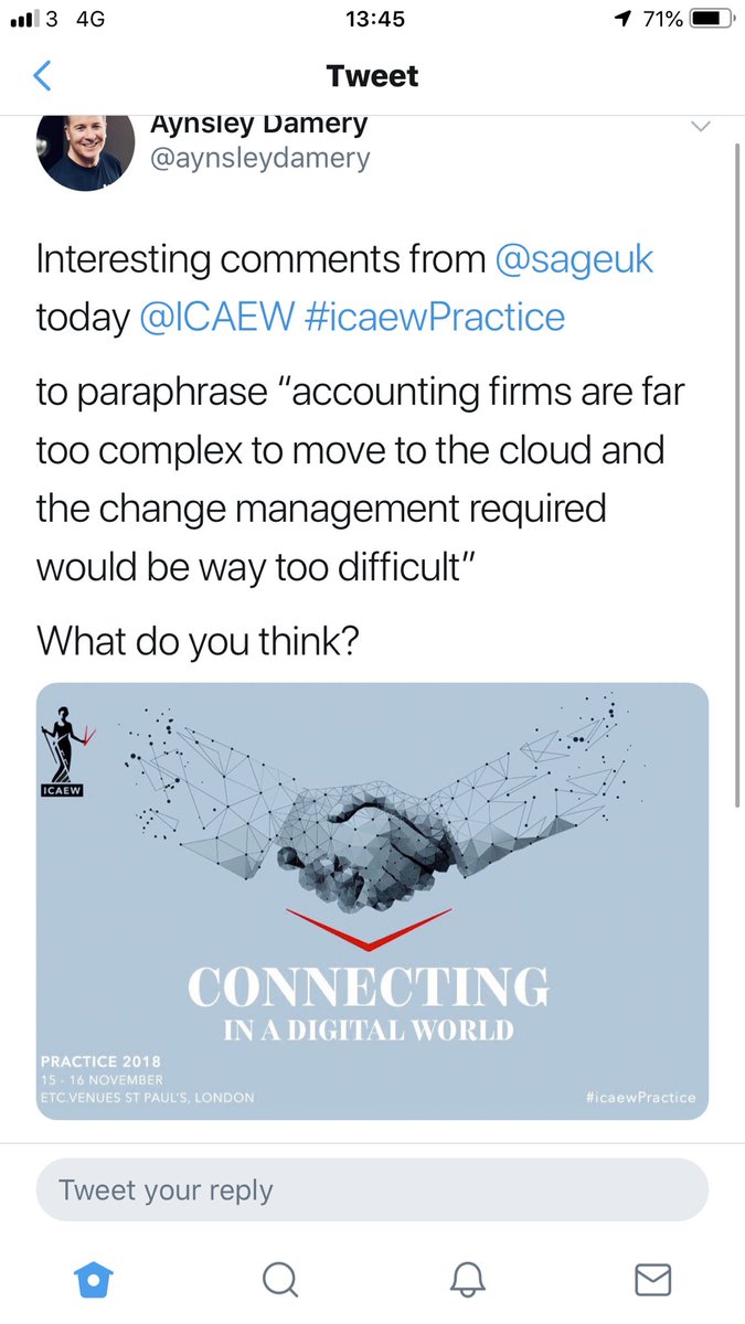 glen_foster's tweet photo. Differing opinions on cloud digitisation. I guess different views make the world an interesting place..... don’t they? https://t.co/Hi5xcvjoLg
