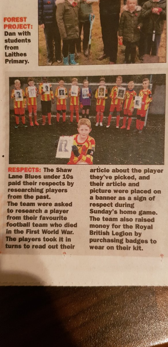 thepitofclay's tweet photo. The fine young men of @uptheducks2015 make their first appearance in the Barnsley Chronicle... https://t.co/sEiUM63hy1