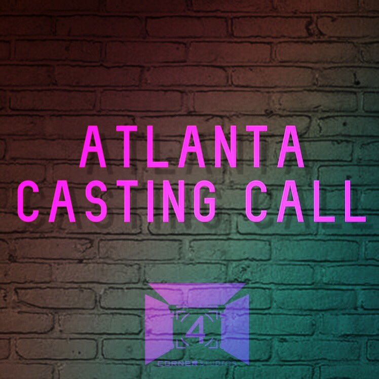 4CornerStudios's tweet photo. Calling all Atlanta actors! We are hosting a casting call TOMORROW. Email us your headshot to 4cornerstudiosatl@gmail.com to be considered. (Paid) https://t.co/dU5Ao9dSF2