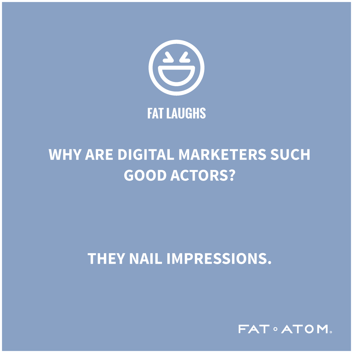 FatAtom's tweet photo. Not just actors. Clearly we're comedians too. https://t.co/FAUOdyTqqH