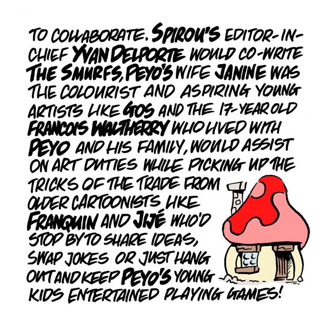 nickprolix's tweet photo. My latest #bullpenbootcamp folks, Peyo with a lesson about surrounding yourself with the kinds of creators you can learn most from. You can read this and the previous 10 Bootcamps over on @brokenfrontier # ##creativity #inspiration #indielife #creativelife #tutorial #motivation https://t.co/nIoKzTDMGX
