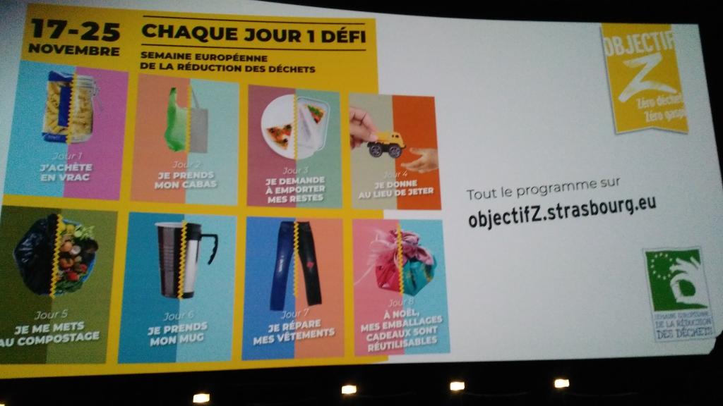 JeanneBarsegh's tweet photo. Lancement de la semaine européenne de réduction des déchets avc un ciné-débat "Plastic partout" #SERD2018 #ObjectifZ https://t.co/gVZZHeetZy