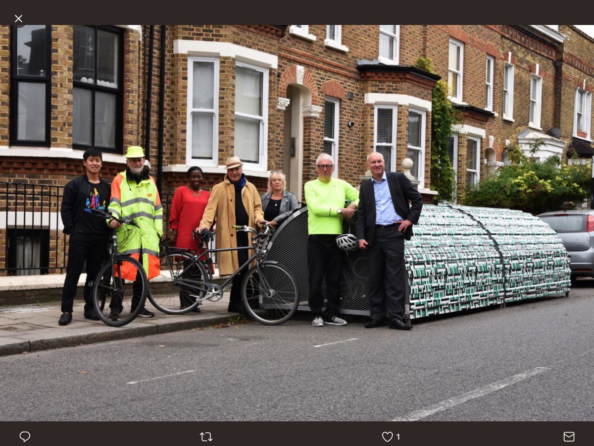 Really pleased to hear about ⁦@lambeth_council⁩ plans to install new cycle hangars in Mayall, Milton and Herne Hill Rds in #HerneHill ward early next year. More to come #lovelambeth