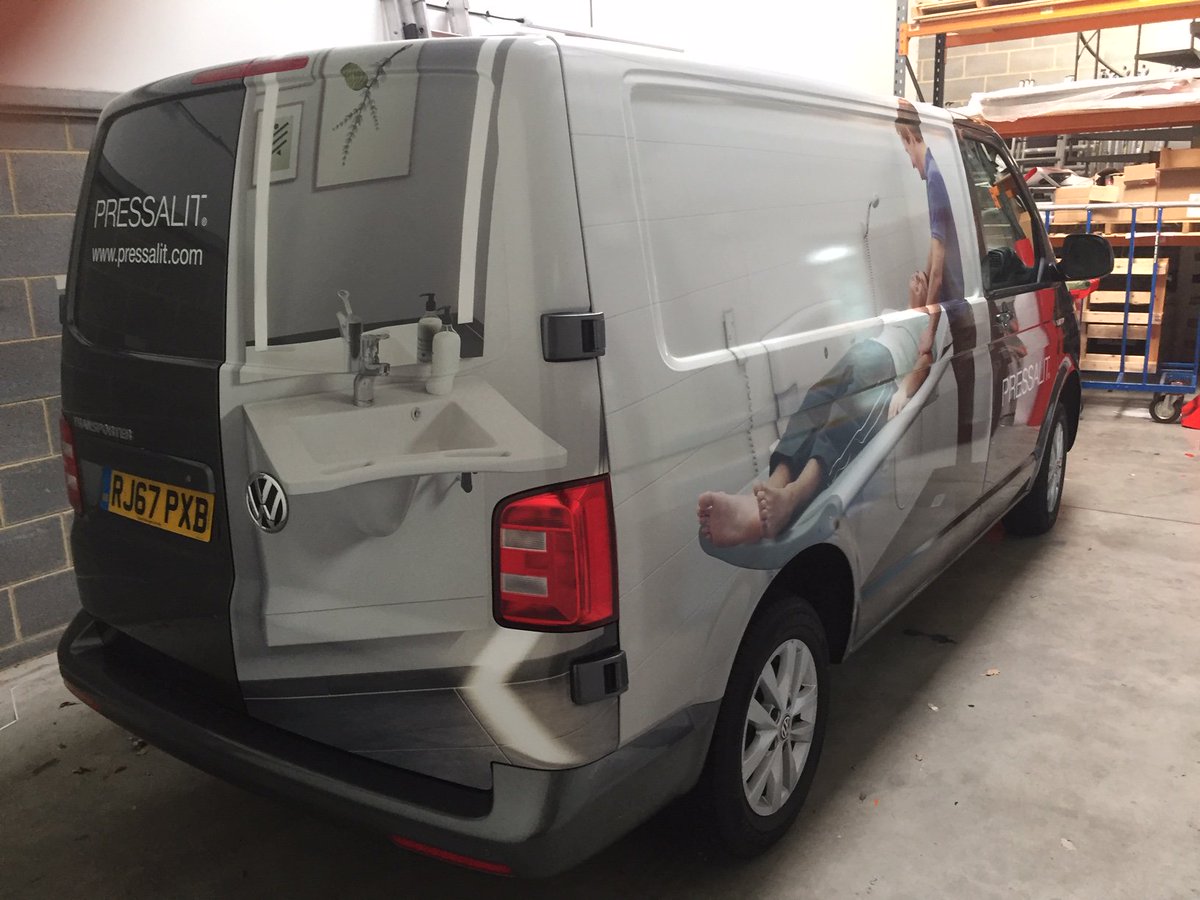 Q3Exhibitions's tweet image. Thanks to @formatgraphics for fitting up our client van this week - looks mint!