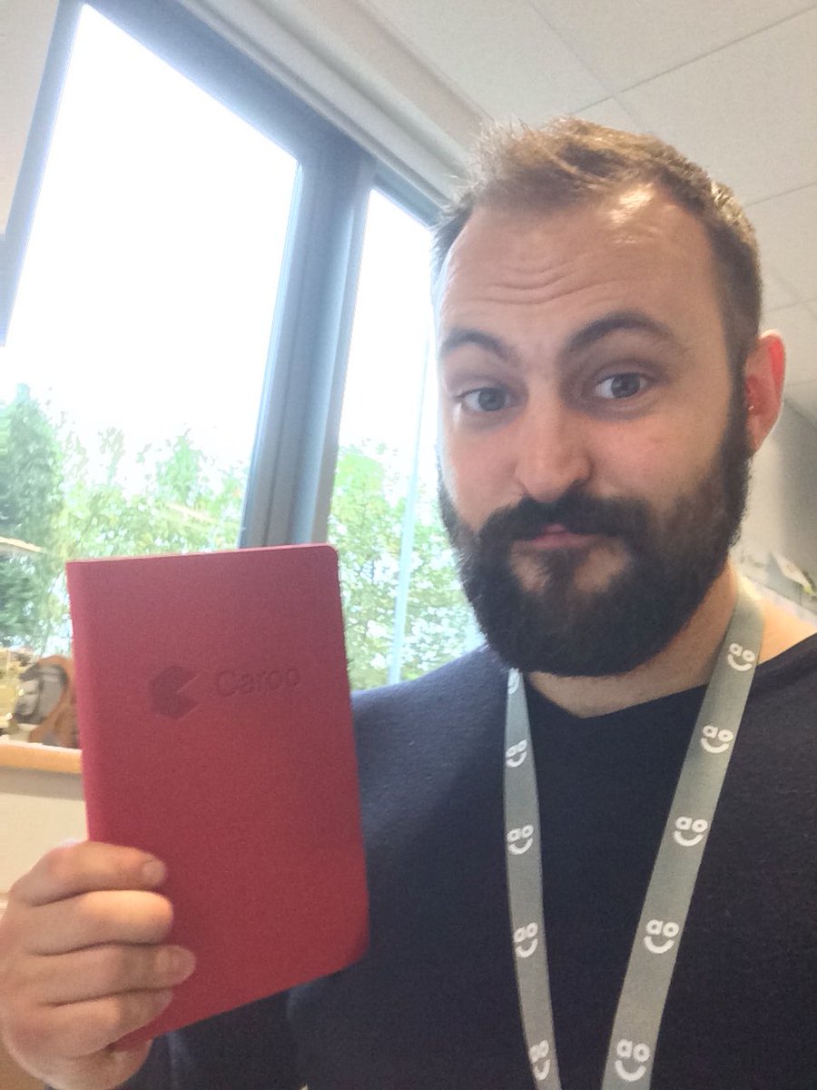 chris_piercy365's tweet photo. Thanks for the book and message @CarooHeadChef #BeardsAndBooks #Caroo #TechJobs https://t.co/Jlj7B1REfI