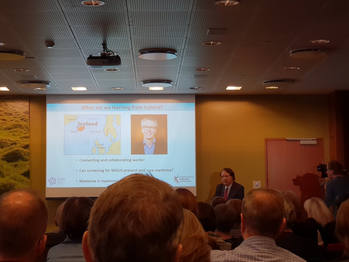 The great <a href="/BrianDurieMD/">Brian Durie, M.D.</a> presenting the great work from <a href="/IMFmyeloma/">International Myeloma Foundation</a> #mmsm #myeloma #blackswan <a href="/iStopMM/">iStopMM</a>