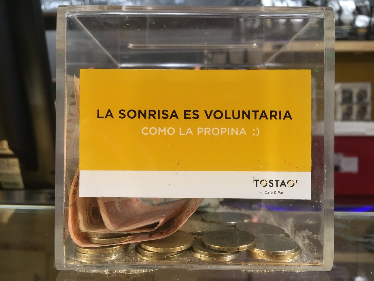 nelmmartinez's tweet photo. La sonrisa es voluntaria...como la propina #tostao #networkingcafé @Paisa7 #diseñodeservicios #protothinking @AndyStalman https://t.co/4EYnrQ4Dpt