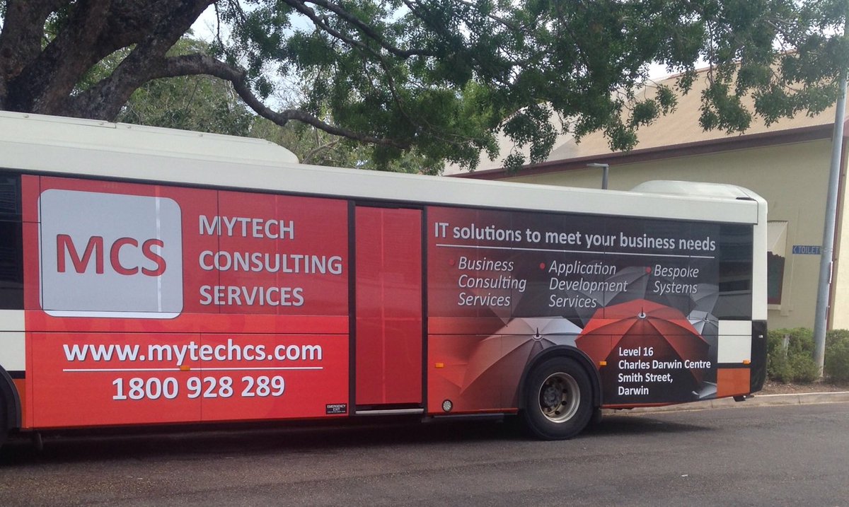 MYtechCS's tweet image. Watch out for the MYtech bus in Darwin