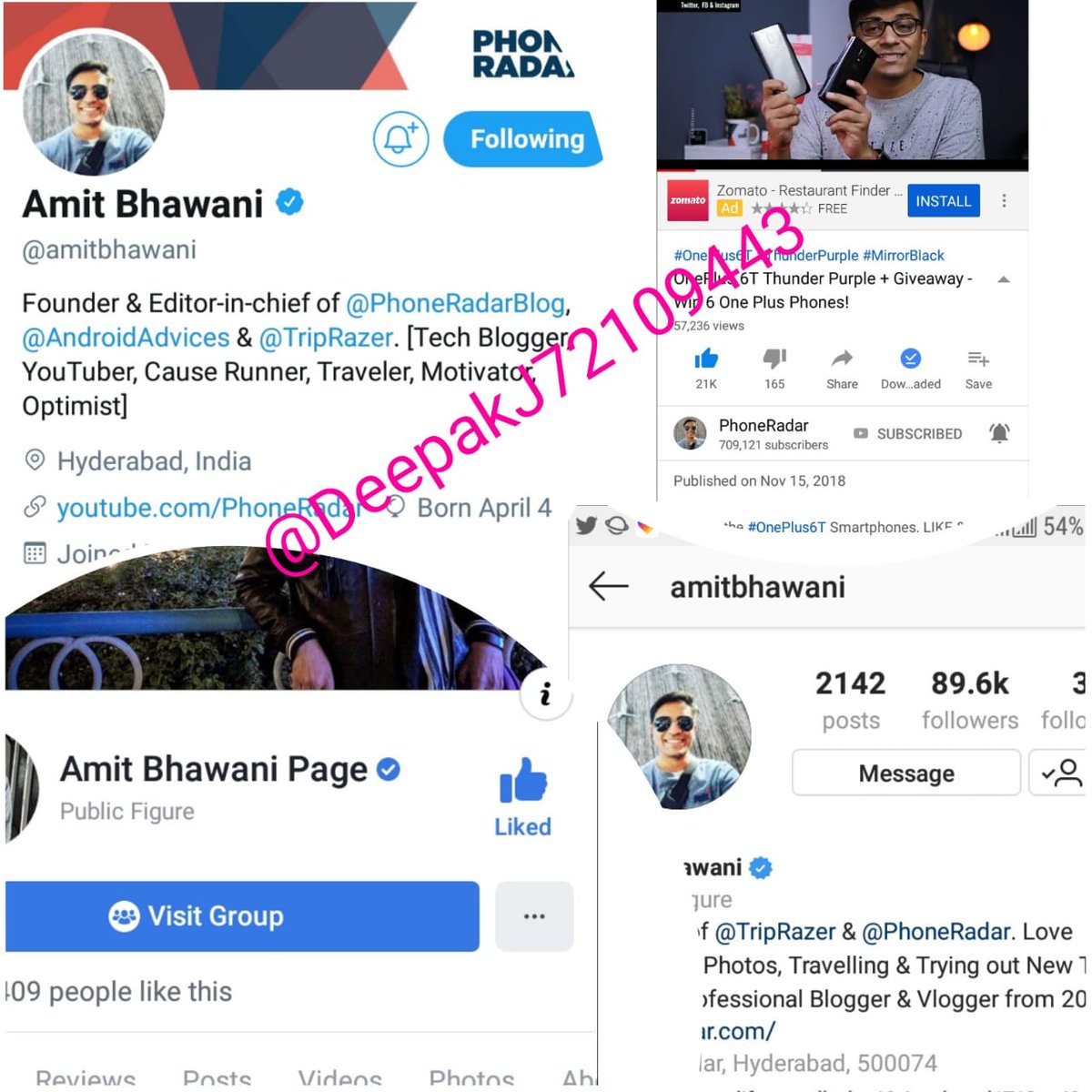 proudy_indian1's tweet photo. @amitbhawani @OnePlus_IN @phoneradarblog 💓💓💓💓💓💓💓💓💓
Following all the rules Sir🙏
Hope u notice my efforts Sir
Join @saya_sonam @witty_vishal @bhelman9 @Sagar14Naik @sanchitabhartiy @Celina_Tweets @geetztandon
Share &amp; Win
https://t.co/TNE9Fp2e3Y
💕💕💕💕💕💕💕

#ThunderPurple
#OnePlus6T
@OnePlus_IN https://t.co/2Gv86pNLmk