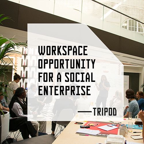 meanwhile_space's tweet photo. Help us find a social enterprise to give a free home at #Tripod, our new co-working space in #Brixton! Application deadline 2nd Dec - https://t.co/ZOaOPgYtz0  @UKBlackTech @SocEntAcademy @SocEntLdn @OlmecEmpComm @MetropolitanOrg @iamstartacus @WGSocEntForum ?! https://t.co/LAroCgUqkQ