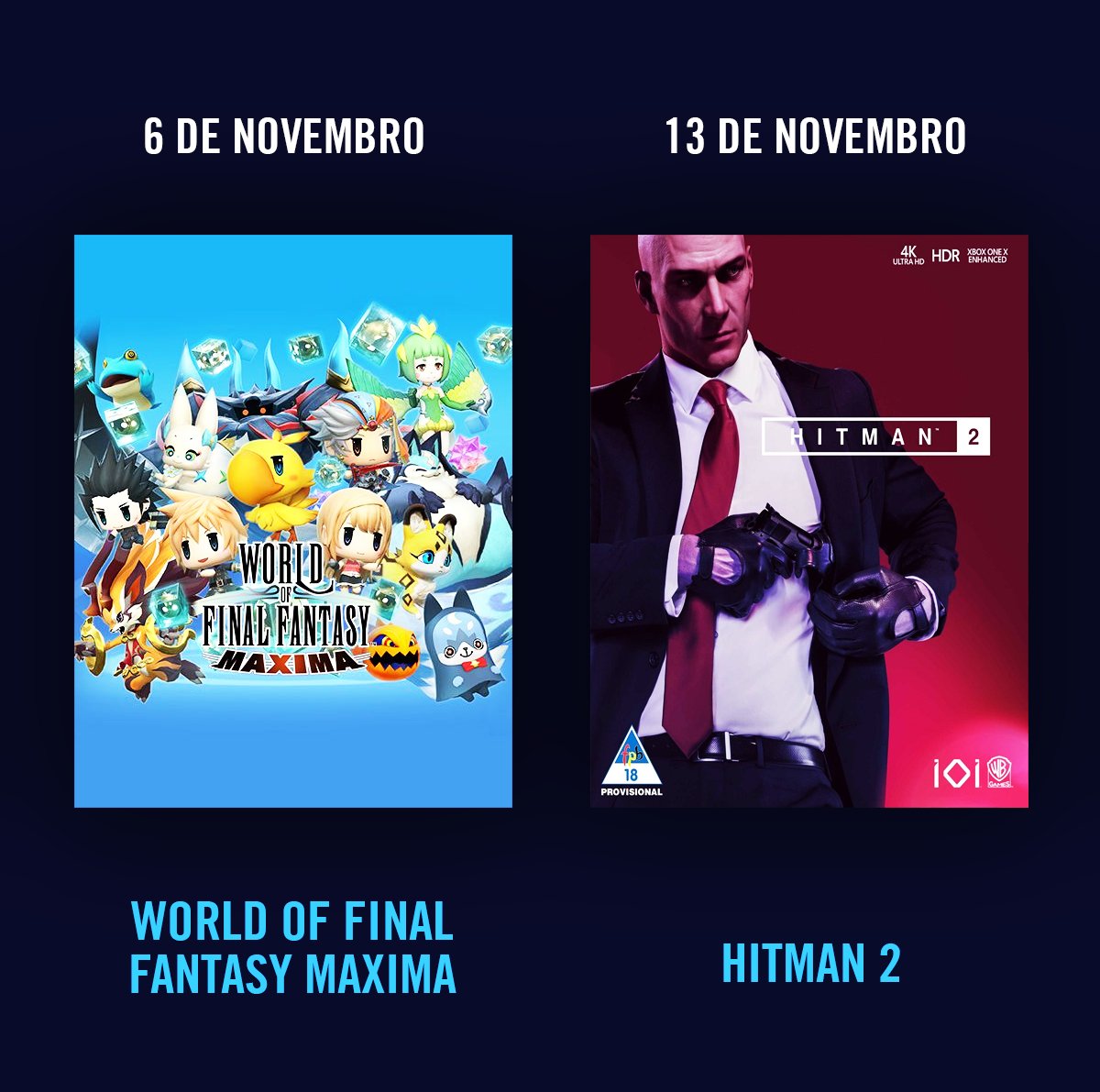 2amgamingbr's tweet photo. Quer ficar por dentro dos principais lançamentos para PC no mês de novembro? Dá só uma olhada nessa lista pra não deixar passar nada.

➡️ https://t.co/yhkKDfAwP5

#2AMPlayTheGame https://t.co/a6hvGLDT3a