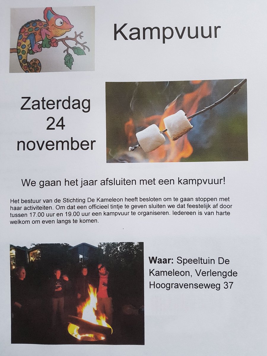 Volgende week zaterdag!