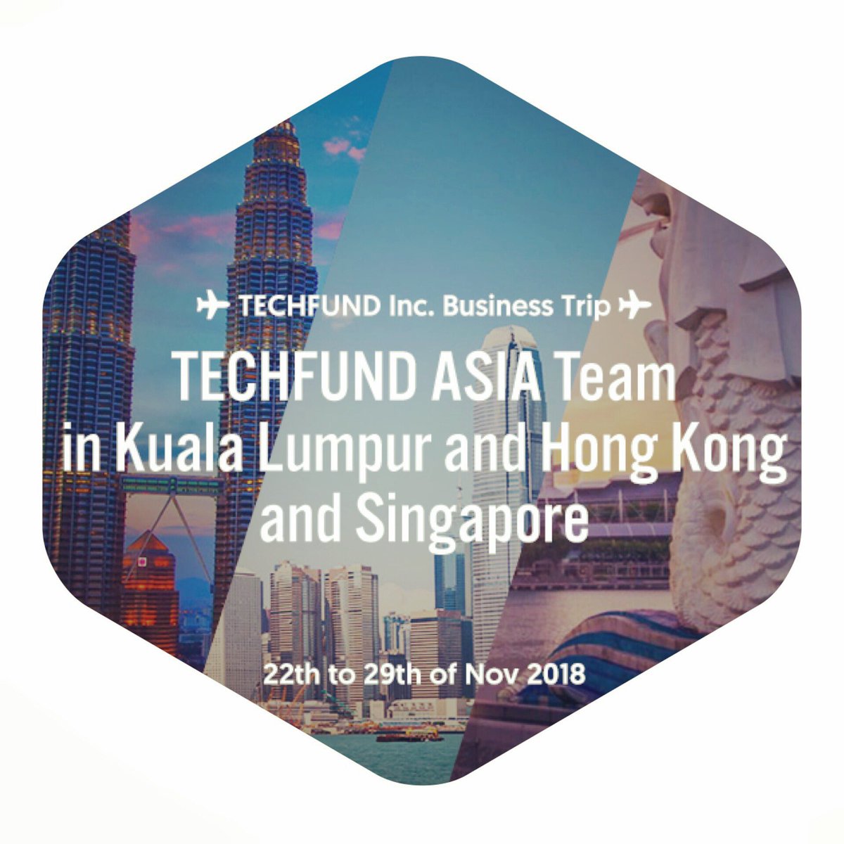 techfund_inc's tweet photo. :bee:|TECHFUND ASIA Team in Kuala Lumpur & Hong Kong & Singapore
TECHFUND is currently establishing our first overseas office in Singapore in order to support blockchain start-ups in our ACCEL Program for ICO/STO.
#Blockshow #ICOConsulting #ICOFund #ICOPlatform #TokenEconomy https://t.co/WHm3hnrVza