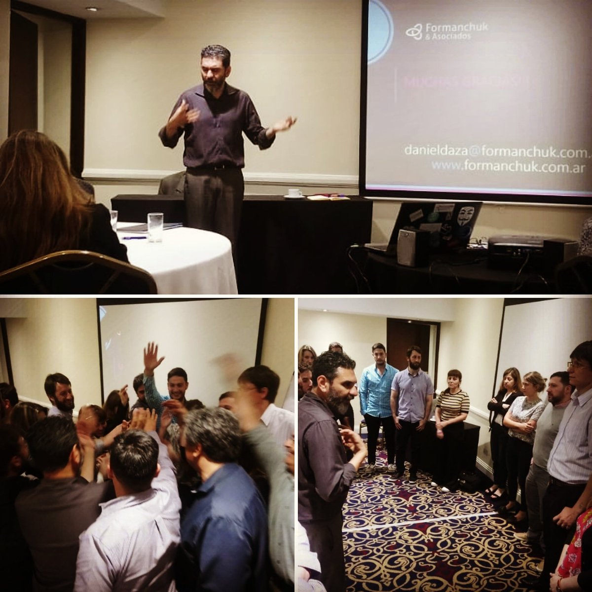 FormanchukAsoc's tweet photo. Ayer en Buenos Aires tuvimos una gran actividad de formación en comunicación en #pluspetrol liderada por Dani Daza Prado.
.
Seguimos potenciando la comunicación interna entre todos! 😀😀😀
.
.
.
🗨
#Comunicación #ComunicaciónInterna #Dircom https://t.co/oi6VmPZn4I