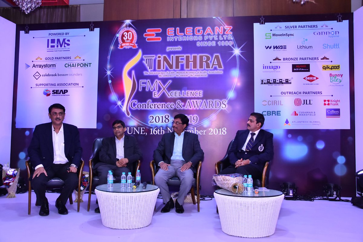 theinfhra's tweet photo. iNFHRA's #FM #EXcellence & #AWARDS 2018-19, @ #Pune, 16th Nov 18
#PlenaryDiscussion on #PuneVision2025!
@nitingdeshpande @CPPuneCity @PuneCityPolice @OfficialPMRDA @kirangitteias @a_parasnis @vidyadharP1 @JLL @Colliers @CushWake @CBRE_India @knightfrank @mandeep_wasu @khanfaiyaz https://t.co/K97iKZNkWO