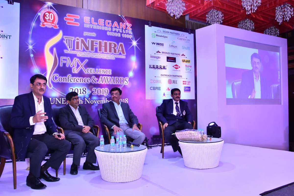 theinfhra's tweet photo. iNFHRA's #FM #EXcellence & #AWARDS 2018-19, @ #Pune, 16th Nov 18
#PlenaryDiscussion on #PuneVision2025!
@nitingdeshpande @CPPuneCity @PuneCityPolice @OfficialPMRDA @kirangitteias @a_parasnis @vidyadharP1 @JLL @Colliers @CushWake @CBRE_India @knightfrank @mandeep_wasu @khanfaiyaz https://t.co/K97iKZNkWO