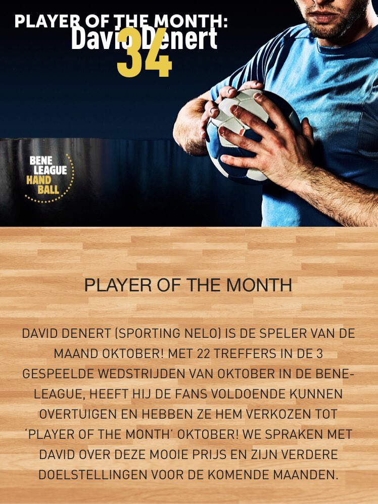david_denert's tweet photo. Nach 3x #teamoftheweek jetzt #Playerofthemonth ! Danke an alle, die mich Gewählt haben!! #danke #thanks #bedankt #merci #leftwing #34 #sportingNelo https://t.co/JTKq19JdII